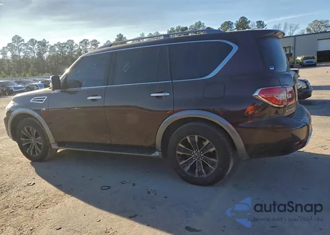 2017 Nissan Armada Platinum from USA, damaged, VIN JN8AY2NF7H9303018